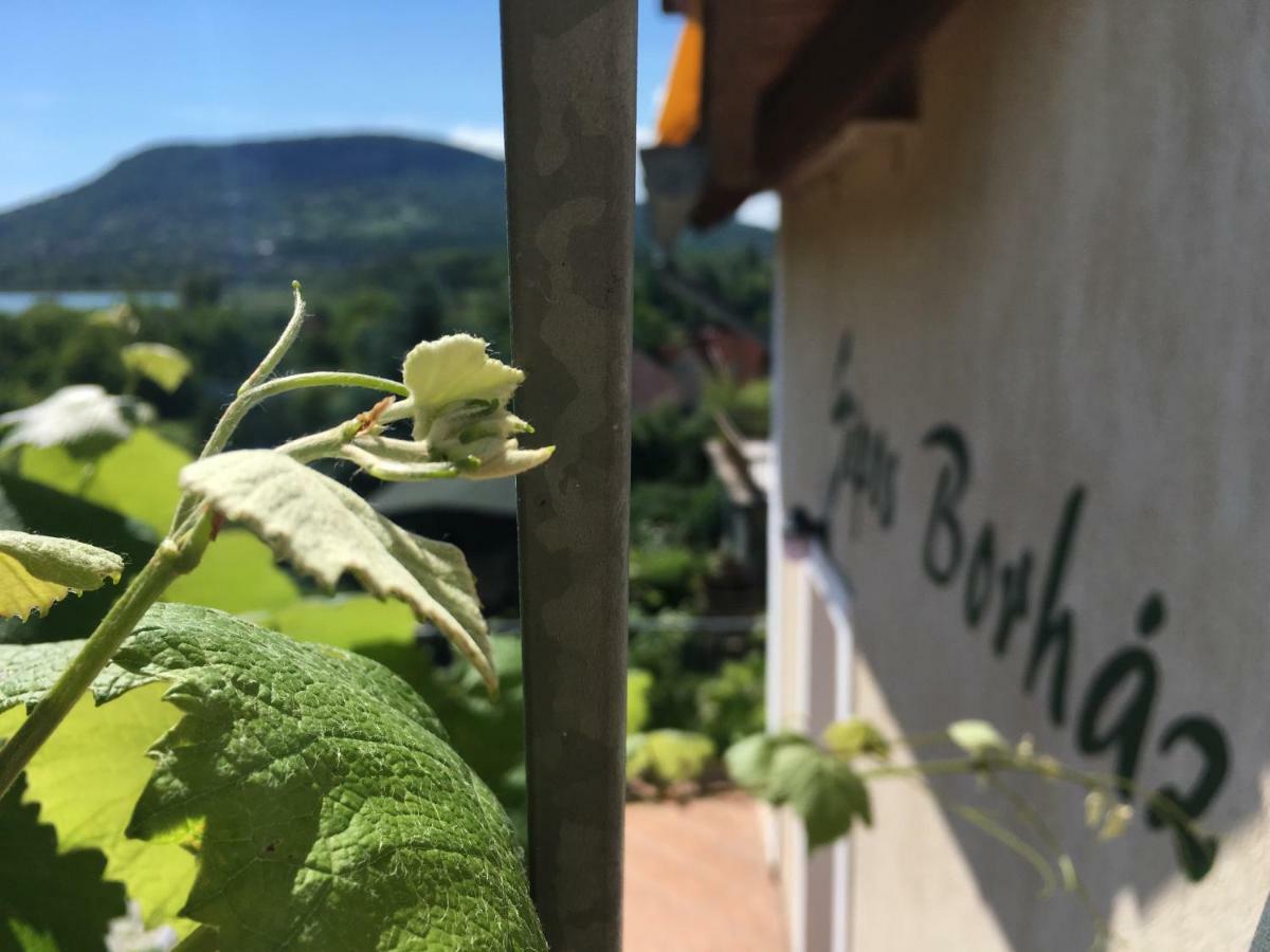 Sipos Borhaz Es Vendeghaz Hotel Badacsonyors Bagian luar foto